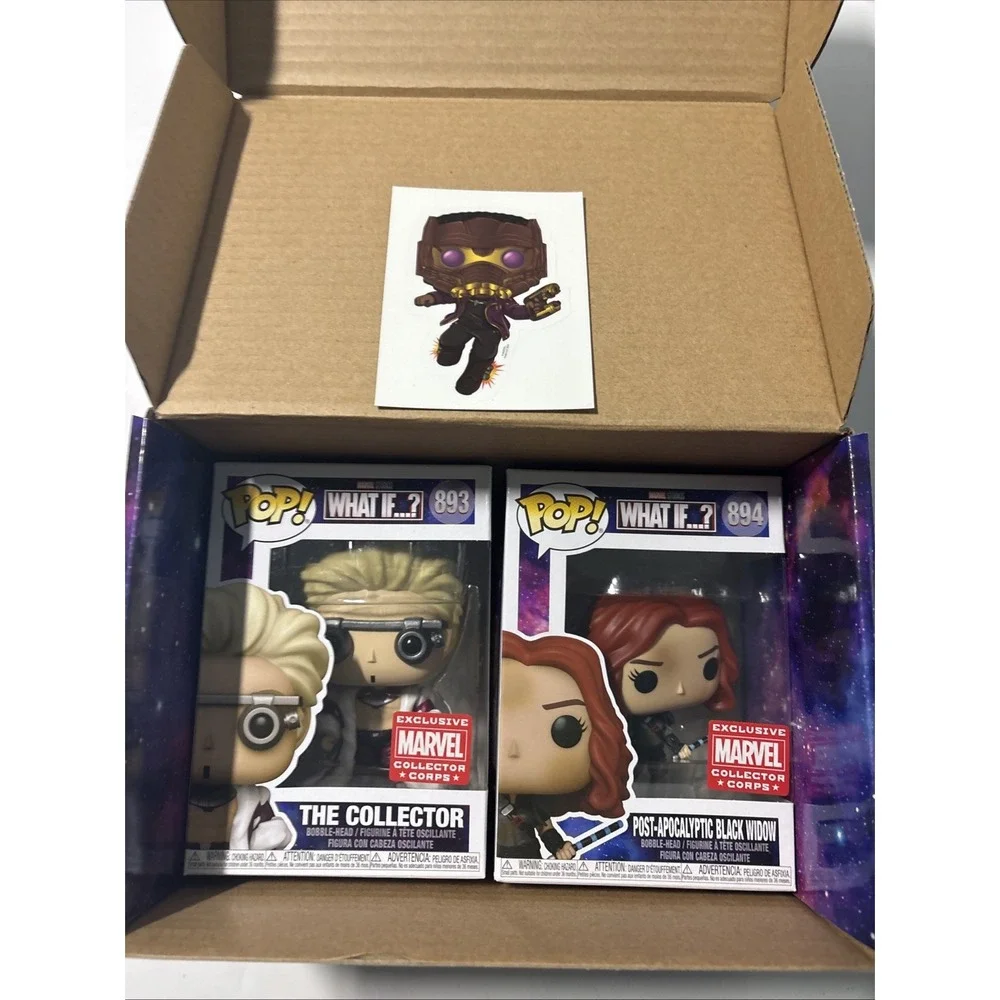 Funko Marvel Collector Corps What If? **Two Funkos And Decal ONLY**